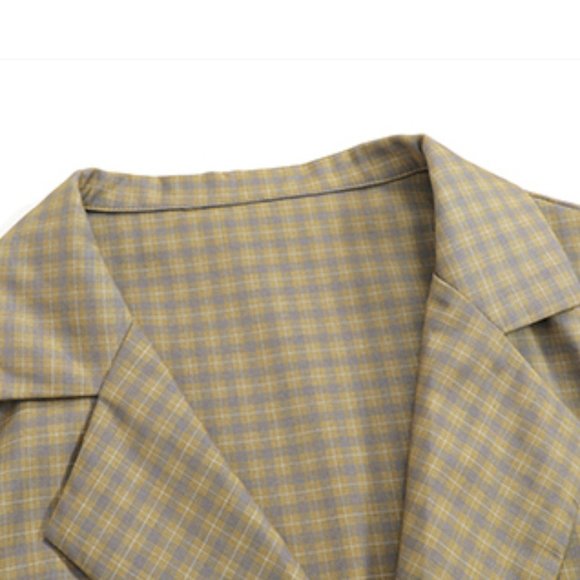 Double-breasted temperament waist a-line slim suit - Picture 2 of 11